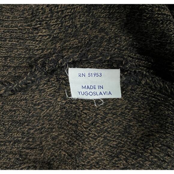 Vintage Sweater Mens Size L Rob Winter Scandinavian Artsy Grandpa Nordic Soft - Picture 6 of 9